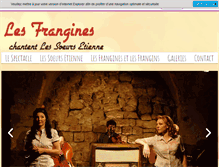 Tablet Screenshot of les-frangines.com